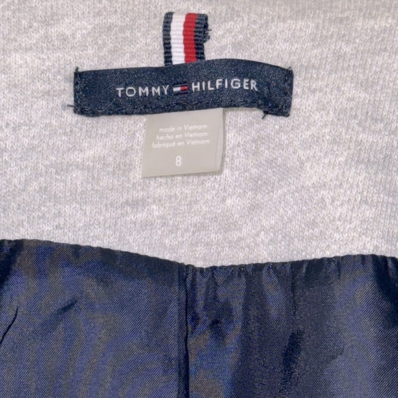 Size 8  Blazer/Jacket  Grey & Navy Lining  Tommy Hilfiger - Picture 3 of 9